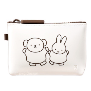 ☆ ミッフィーブラウン ☆ pgdesign ピージーデザイン NUU Small キャラクター ポーチ ポーチ 小物入れ 可愛い キャラクター グッズ 大人