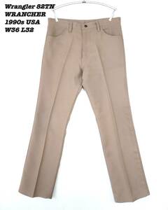 Wrangler 82TN WRANCHER PANTS MADE IN USA 1990s W36 L32 WRA202326 ラングラー ランチャー パンツ スラックス 1990年代 アメリカ製