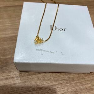 Christian Dior クリスチャンディオール アクセサリー 小物 ネックレス ラインストーン 箱付き ブランド レディース おしゃれ