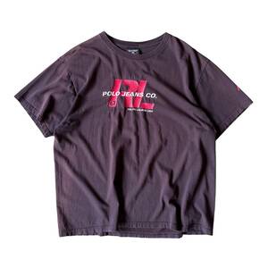 POLO JEANS 黒 Tシャツ 1スタ USA アメリカ古着 ヴィンテージ ビンテージ 卸売 ラルフローレン RRL ポロ ヴィンテージ 90s 90年代