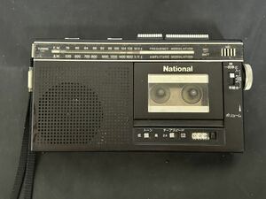 24060303 National ラジカセ RN-Z580 レトロ ラジオ カセット FM AM 動作未確認 ナショナル