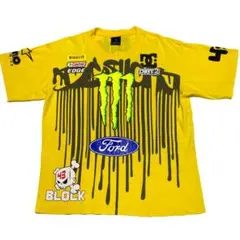 MONSTER ENERGY モンスター DC ディーシー Tシャツ イエロー