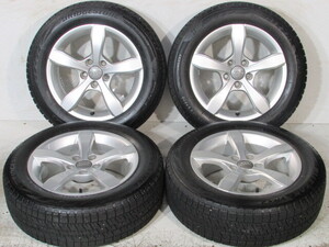 ☆AUDI.アウディA1■純正アルミ付スタッドレス■100-5H/15-6J/+29■185/60R15■ブリヂストン■ブリザック■VRX2■VWフォルクスワーゲンポロ