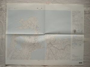 【地図】 平戸 1：25,000 平成5年発行/ 長崎 松浦鉄道 薄荷湾 和蘭商館跡 黒子島原始林 記念聖堂 神曽根ダム 久吹ダム 九州 国土地理院