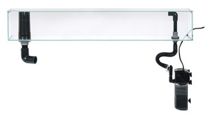 V3　ポンプ付　スレンダー　９００　水槽　かんたんに２段式水槽ができます。　オールガラス製　水槽
