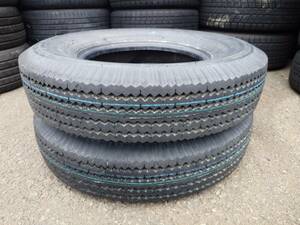 【未使用】6.50-14ＬＴ　8Ｐ.Ｒ.　NYLON　TUBETYPE　TIRON　２本　レア　レトロ　旧車　A282