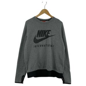 NIKE ナイキ プリント スウェット sizeL/グレー メンズ