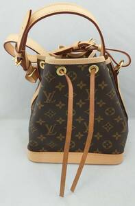 【エントルピー鑑定書付】 LOUIS VUITTON ルイヴィトン モノグラム 機番無し プチノエ ショルダーバッグ 巾着型