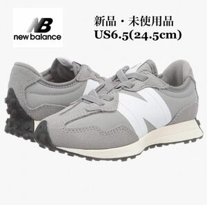 New Balance ニューバランス GS327 グレー レディース スニーカー ランニング US6.5