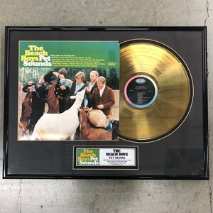 【USED】1円スタート ≪ The Beach Boys Pet Sounds 24KT Gold Plated Record ≫ 額装 ナンバリング入り NO.779/1000 ブライアンウィルソン