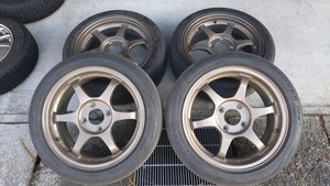 SSR type-c 7x16 +42 114 4穴　195/50R16トーヨープロセス付き　自家塗装でタイヤはオマケね