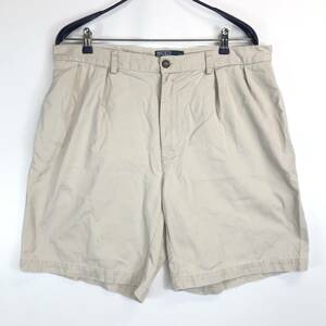 Ralph Lauren ラルフローレン ツータックハーフパンツ TYLER SHORT W38 コットン