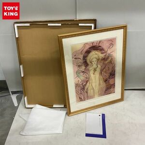 1円〜 同梱不可□ アールビバン 天野喜孝 魔法の森 297/350 版画