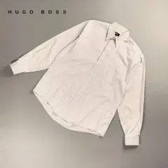 HUGO BOSS 長袖 トップス ホワイト ブルー サイズ16*PC1120