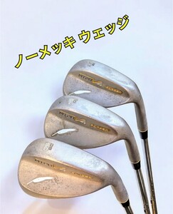 ノーメッキ ウェッジ3本セット フォーティーン・FOURTEEN MT28V4 FORGED 50°＆54°＆58° N.S.PRO 950GH flex (S)