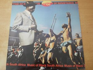 Z5-123＜LP/US盤/美盤＞Rhythm Of Resistance - Music Of Black South Africa