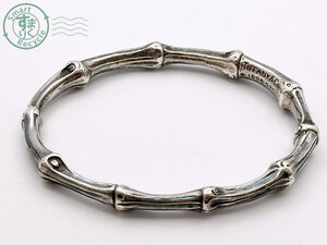 AL0607514　★ 1円～！ TIFFANY&Co. ティファニー 1996 バンブー バングル ブレスレット 腕周り約19.5㎝ 重量約50.9ｇ 925 シルバー