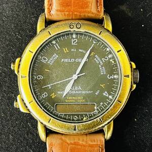 【希少品】SEIKO ALBA セイコー アルバ FIELD GEAR V041-9010 アナデジ メンズ 腕時計 動作未確認