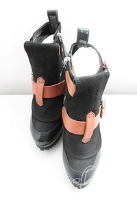 【USED】Vivienne Westwood / ボンテージウェッジソールブーツ 38 黒 【中古】 H-23-11-19-094-sh-OD-ZH