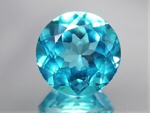 １０００円～売り切り!!特売品３．１９ct テリ凄 パライバブルーカラー天然トパーズ ブラジル産