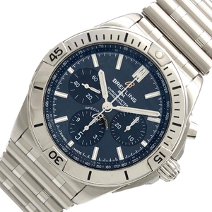 ブライトリング BREITLING クロノマット B01　42　ジャパン エディションブラックシェル AB0134 ブラックシェル SS メンズ 腕時計 中古