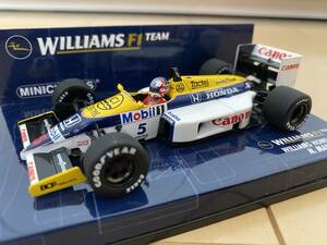 ミニチャンプス 1/43 ウィリアムズ ホンダ FW11 #5 N.MANSELL 1986