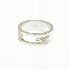 【1円スタート】【箱付き】GUCCI グッチ シルバー ブランデッドG 9.0g 925刻印 指輪 リング 376350