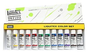 リキテックス アクリル絵具 スクールカラー レギュラータイプ 12色セット 伝統色 R1 10ml