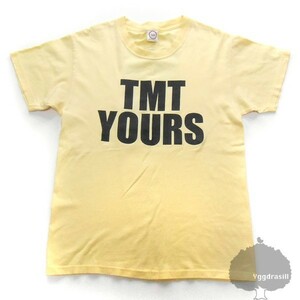 YGG★本物 初期 TMT ティーエムティー BIG3柄 Tシャツ 黄色×黒 S トップス