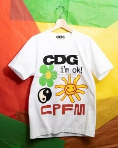 ■激レア■CDGコムデギャルソン×CPFM-カクタス プラント フリー マーケット-A-限定Tシャツ-2021SS-■M■白■新品タグ付■国内直営店正規品