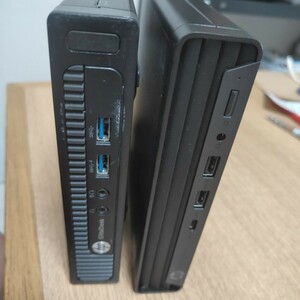 ★HP EliteDesk 800 G1 DM business PC(i5第6世代 HDD 500GB)・ ProDesk 400G6 デスクトップmini(CPU メモリ ストレージ無し)