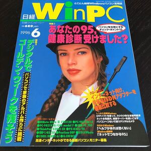 リ72 日経WinPC 1996年6月 ウインピーシー パソコン活用誌 Windows インターネット アダプター 資料 機能 ソフト 使い方 電子 ゲーム