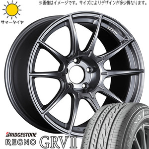 235/50R18 サマータイヤホイールセット 30アルファード etc (BRIDGESTONE REGNO GRV2 & SSR GTX01 5穴 114.3)