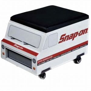 【新品】Snap-on/スナップオン バン型シートクリーパー 工具箱 作業椅子 ツールボックス 引出し 両面開き キャスター付(180)BI12BK-W#24