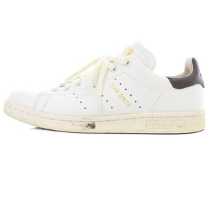 アディダスオリジナルス adidas originals スタンスミス ラックス Stan Smith Lux スニーカー 24.5cm 白 ホワイト 茶色 ブラウン H06188 /S