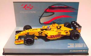 1/43 ジョーダン ホンダ EJ12 #10 佐藤 琢磨 日本GP 鈴鹿 F1 初 ポイント 琢磨 コレクション#3 TSC#3 絶版品 送料込