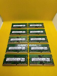 Skhynix 8GB 1Rx8 PC4-2400T-SA1-11 ノートパソコン用DDR4メモリ 8GB 10枚セット計80GB　管11