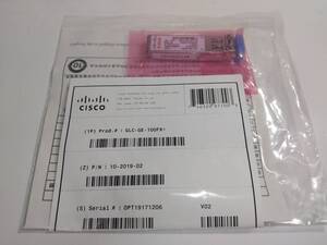 CISCO SFPモジュール GLC-GE-100FX