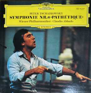 チャイコフスキー 交響曲6番 悲愴 アバド 国内盤 ウィーンフィル TCHAIKOVSKY SYM.6 PATHETIQUE ABBADO WIENER PHILHARMONIKER 1973 LP