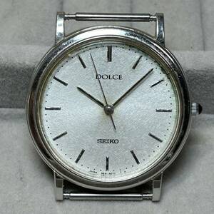 ●【YH-0631】中古現状品 SEIKO セイコー ドルチェ 腕時計 本体のみ クォーツ 5E31-6D30 不動品【レターパックプラス可】