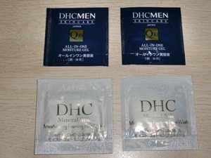 新品■DHC ミネラル S モイスト フォーミングウォッシュ(洗顔料) 1ｇ×2包 と DHC MEN オールインワン 美容液 0.5ml×2包