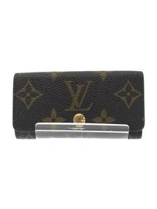 LOUIS VUITTON◆ミュルティクレ4_モノグラム_BRW/PVC/BRW/総柄/メンズ