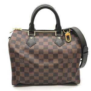 ルイヴィトン スピーディ25 バンドリエール ボストンバッグ ハンド ショルダー Aランク ダミエ N41368 LOUISVUITTON 中古 六甲道店