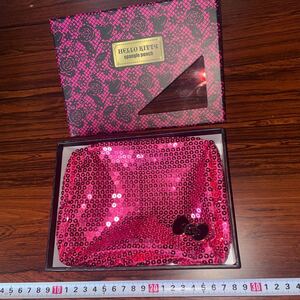 HELLO KITTY ハローキティ キティちゃん spangle pouch スパンコールポーチ ポーチ 小物入 ピンク PINK KT サンリオ