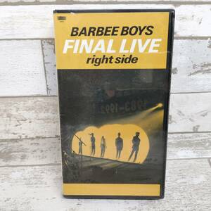 C07 見本盤 未開封 VHS テープ バービーボーイズ BARBEE BOYS FINAL LIVE