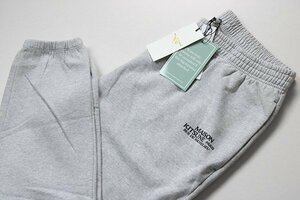 ★未使用 MAISON KITSUNE ◆ スウェット トラックパンツ 杢グレー XXL (下げ札付き) 裏起毛 ジョガーパンツ メゾンキツネ ◆ZX6