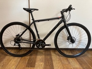 未使用品 美車！FUJI フジ RAIZdisc ライズ 油圧ディスクブレーキ 19size MATTE BLACK クロスバイク