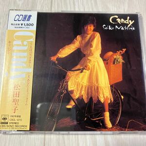 【中古品】松田聖子 Candy CD選書 CSCL 1270 帯付き