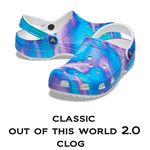 27cm クロックス クラシック アウト オブ ディス ワールド 2.0 クロッグ マルチ Classic Out of this World Clog ブルー ホワイト系 M9W11