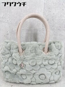 ■ ◎ MARY QUANT マリークヮント ハンド バッグ グレー レディース